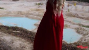 A stranger fucked me in the woods and came in my pussy.